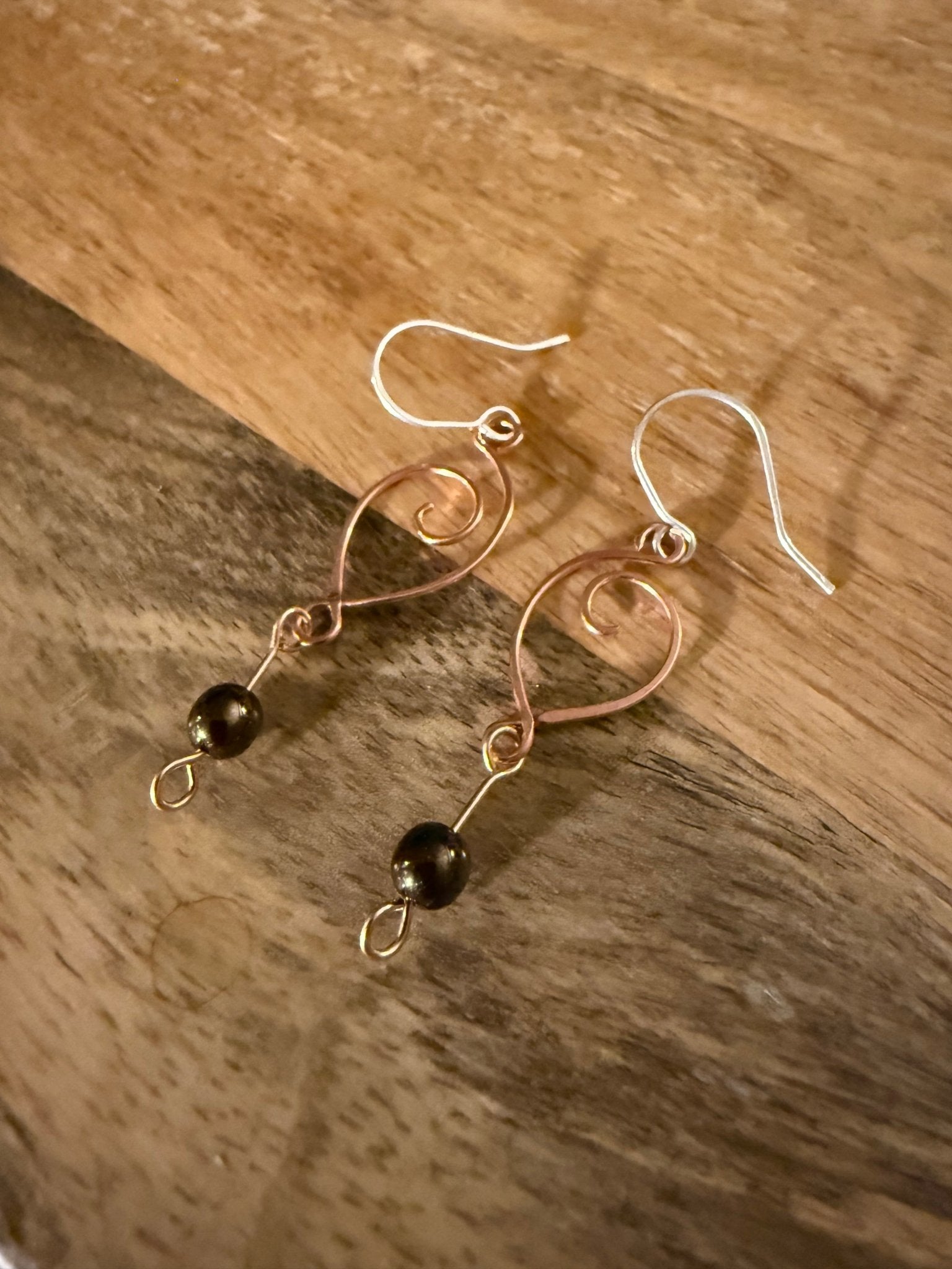Golden Ratio Sea Swirl Earrings for Alaskan Rugged Women - Juneau Gold Online